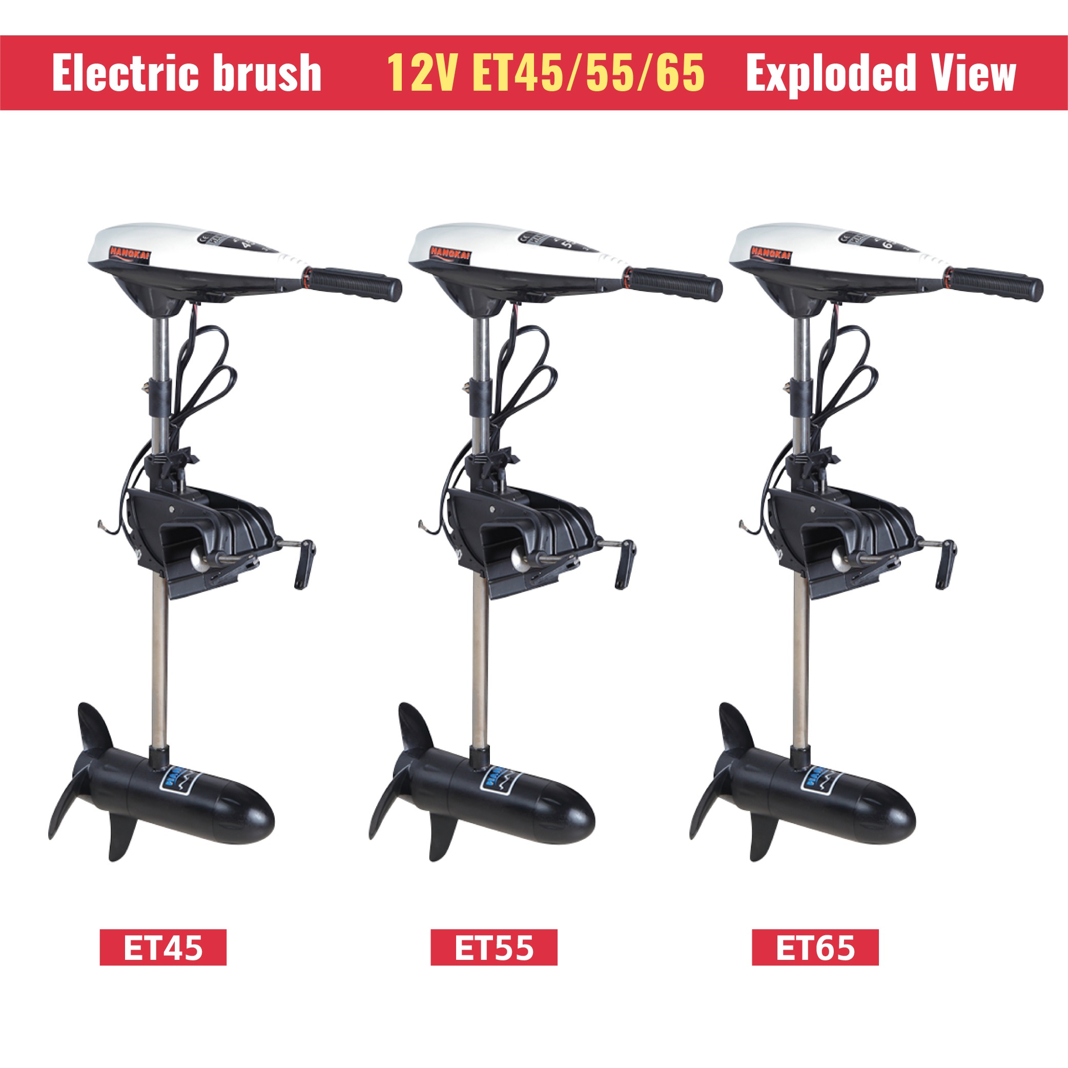 12V, 600W, 55LBS의 강력한 추진력을 가진  - Fishing Boat Trolling Motor 리뷰 및 가격