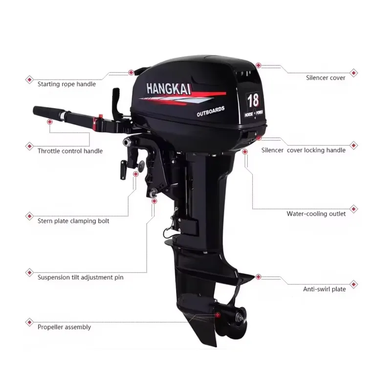 6마력, 12마력, 18마력, 30마력, 40마력의 2 - Fishing Boat Outboard Motor 리뷰 및 가격